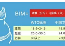 体脂称bmi是什么 bmi 体重计算指数